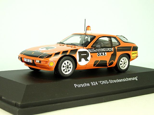 Schuco Pro 1/43 450919500 Porsche 924 ONS Streckensicherung レジン製